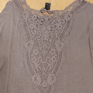 NWOT Forever21 lace back crop top sz. S
